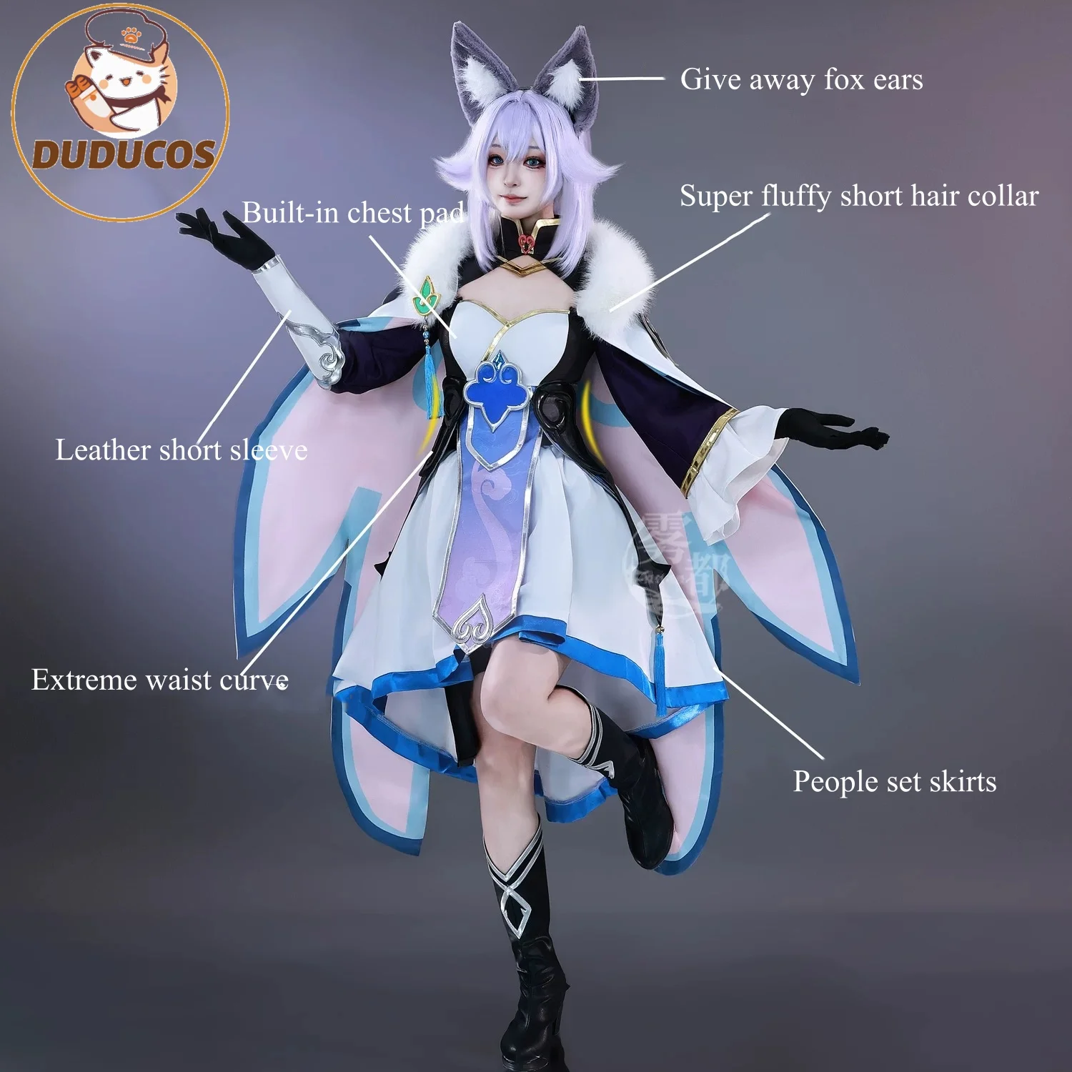 Honkai: Star Rail Baiheng Cosplay Costume Cos Game Anime Party Uniform Women Hallowen Play Role Clothes Clothing Dress