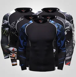 CODY LUNDIN New UV Protection Rashguard Men Long Sleeve Swimsuit Quick Dry Surf Driving Mens T Shirt