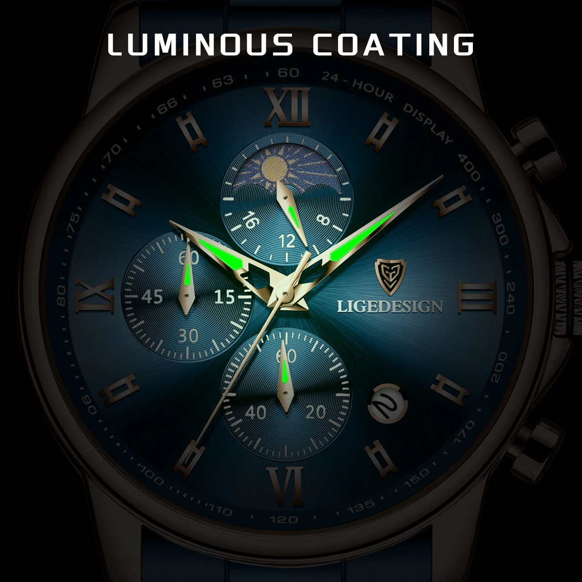 2025 ساعة رياضية جديدة للرجال العلامة التجارية الفاخرة ساعات رجالي الأعمال مقاوم للماء العسكرية كوارتز كرونوغراف ساعة اليد Montre أوم #5