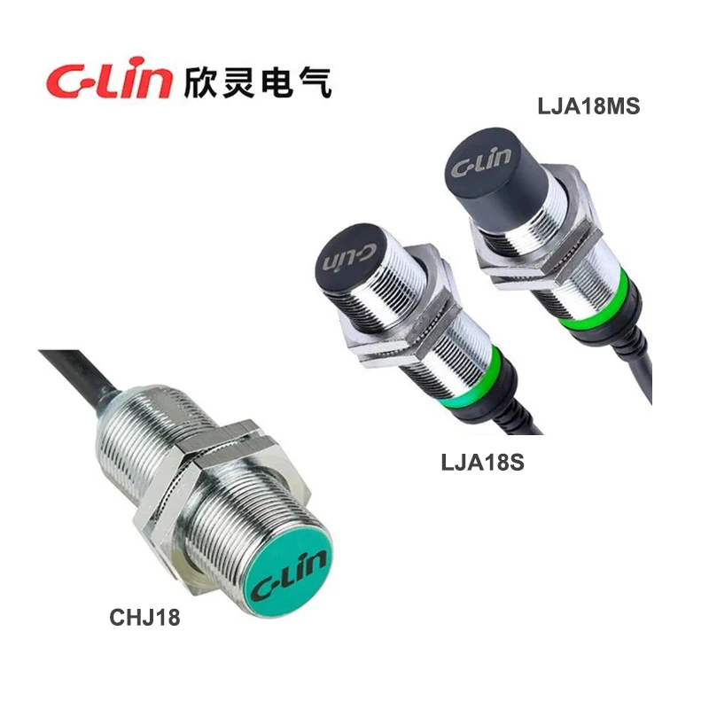 2pcs Authentic Original C-Lin Proximity Switch LJA18S-5A1 LJA18MS-8A1 CHJ18-5A1 A2 D1 D2 P1 P2 N1 N2 5UI