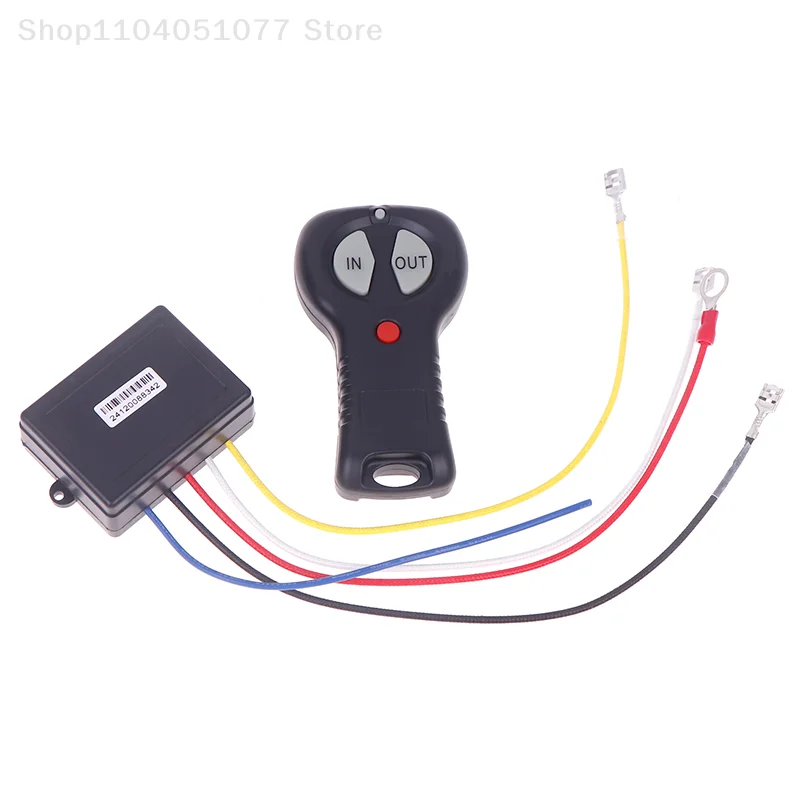 

24V 12V Wireless Winch Remote Controller System With 2 Buttons Switch Control For Off Road 4x4 ATV Truck Car Accessories