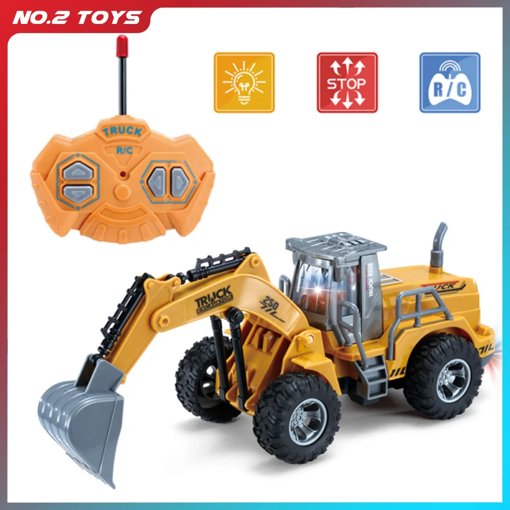 1/30 RC Excavator Remote Controlled Bulldozer Truck Car Construction Vehicles Toy Radio Control Bulldozer  for Boys Toys Gifts