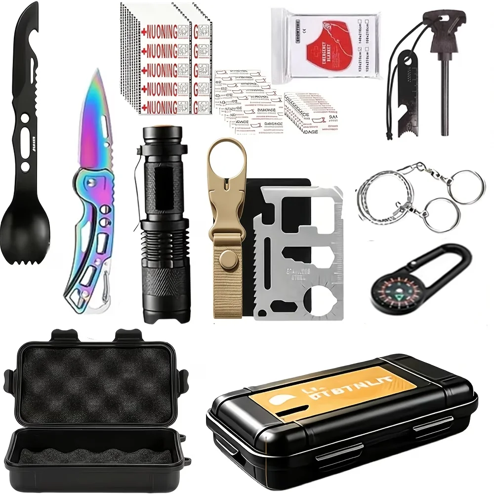 Outdoor Adventure Kit - Men's Ultimate Survival Kit - 12-115