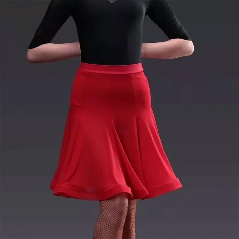 

Fashion Ballroom woman latin dance skirt Tango costume Sexy rumba samba dance skirt for women training dress performance wears