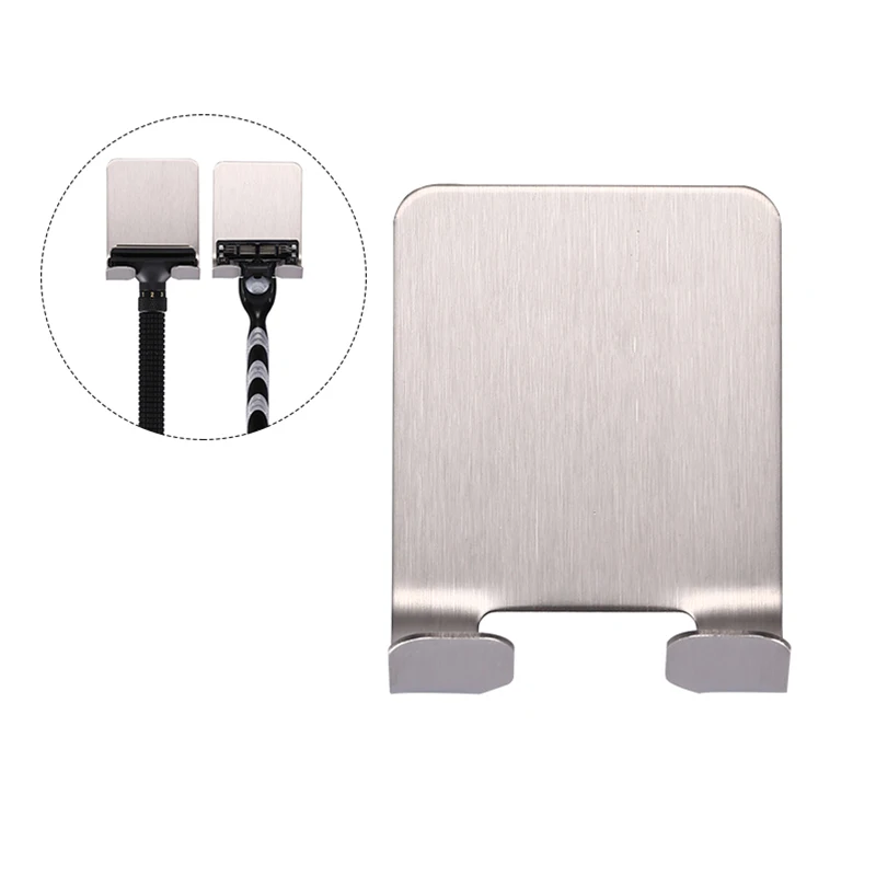 1 PC New Men Shaving Shaver Shelf 304 stainless steel Razor Holder Shaving Razor Rack Bathroom Viscose Razor Hook