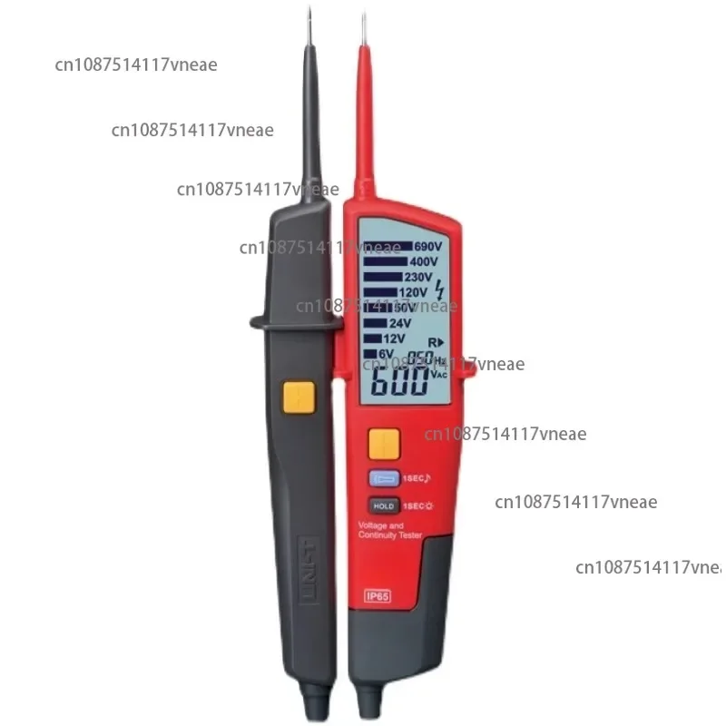 RCD Handheld Digital Multimeter Ut15c AC/DC Voltage Tester 690V Display Continuity Voltmeter