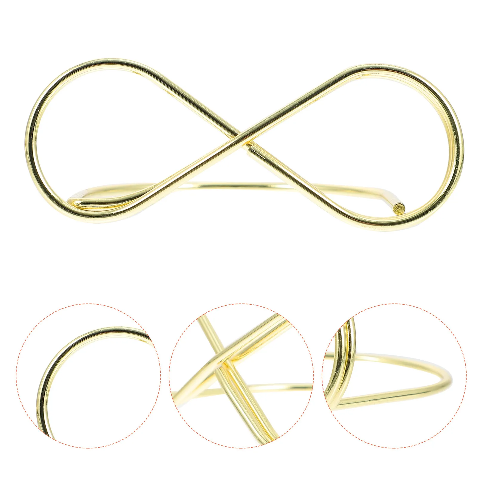 

20Pcs Premium Metal Note Clamps Creative Bow Design Tabletop Memo Stand Clip for Menu Message Place Cards Home Decor Anniversary