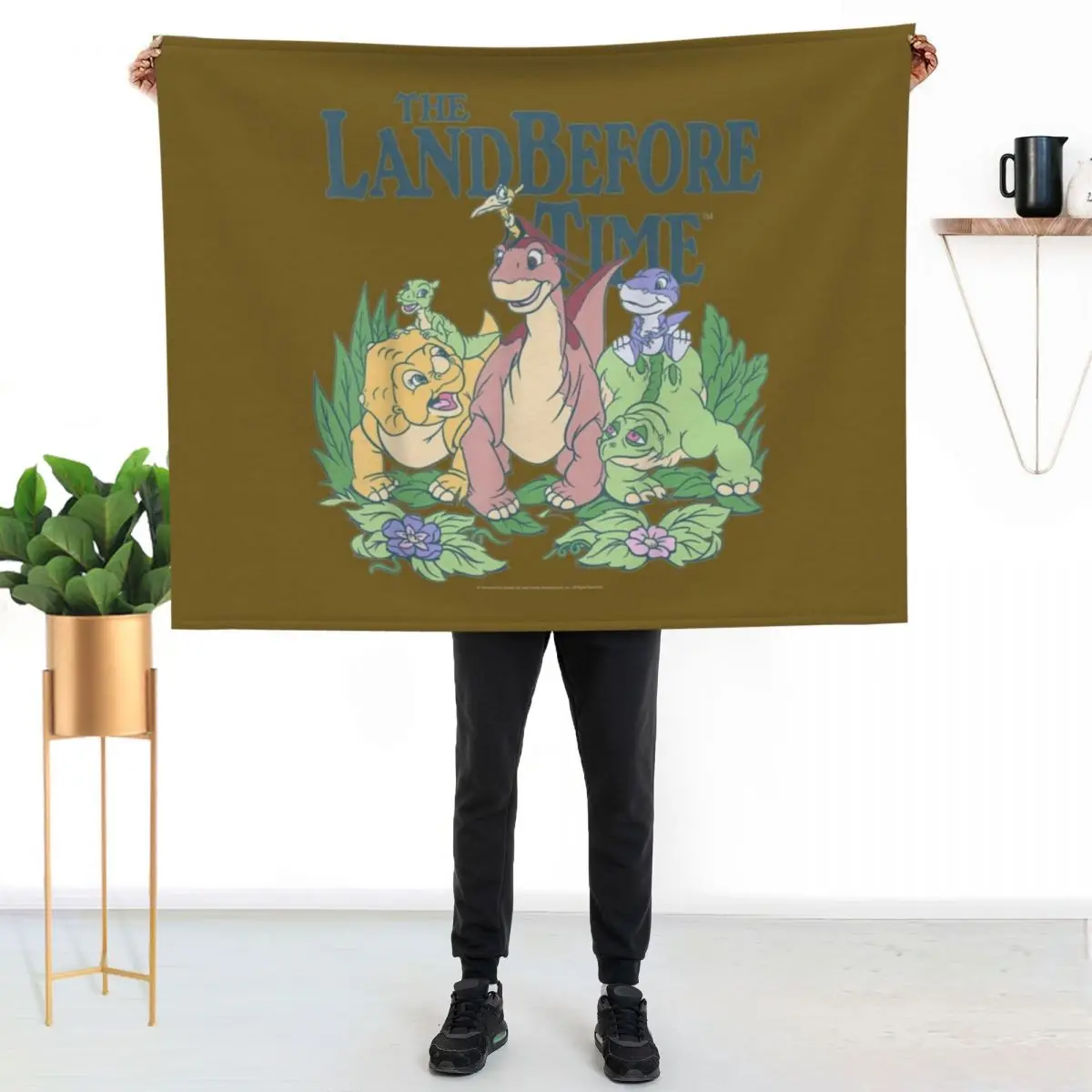 Land Before Time Pastel Dinosaur Friends Throw Blanket christmas decoration Flannels bed plaid Soft Plush Plaid Sofas Blankets