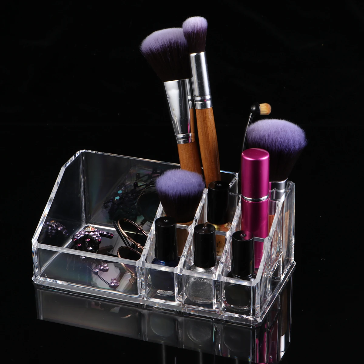 Storage Box Makeup Organizer Case Desktop Drawer Type Bathroom Strong Plastic Cosmetics HOLDER Jewelry Storage Small