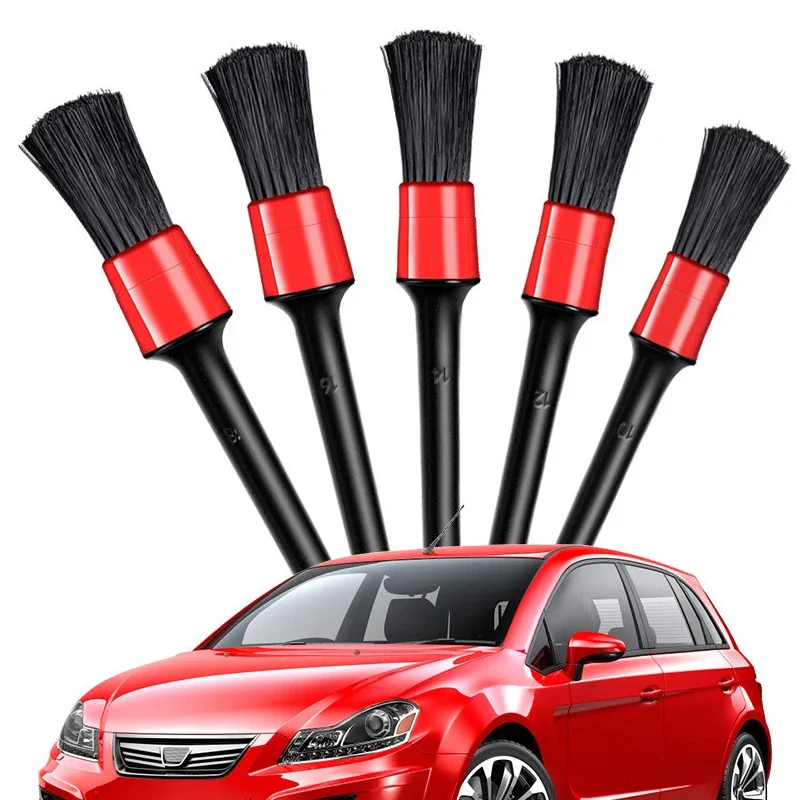 Car detailing brush set, car interior cleaning detailing soft brush set, soft detail brushes for automotive air conditioner Brus