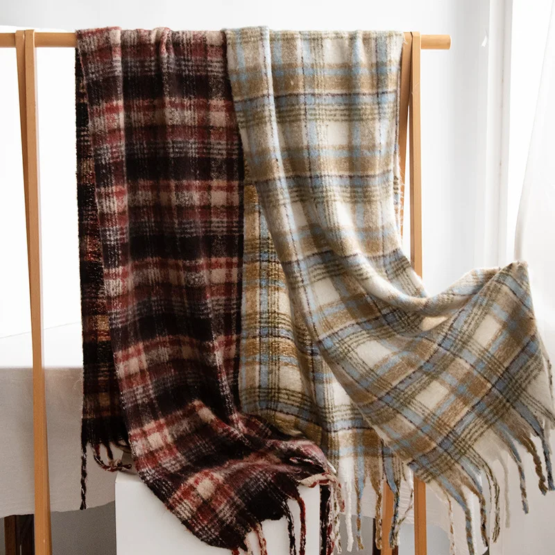 Popular New Commuter Imitation Cashmere Scarf Fashion Temperament Scarf Women's Versatile Scarf Warm and Cold Shawl