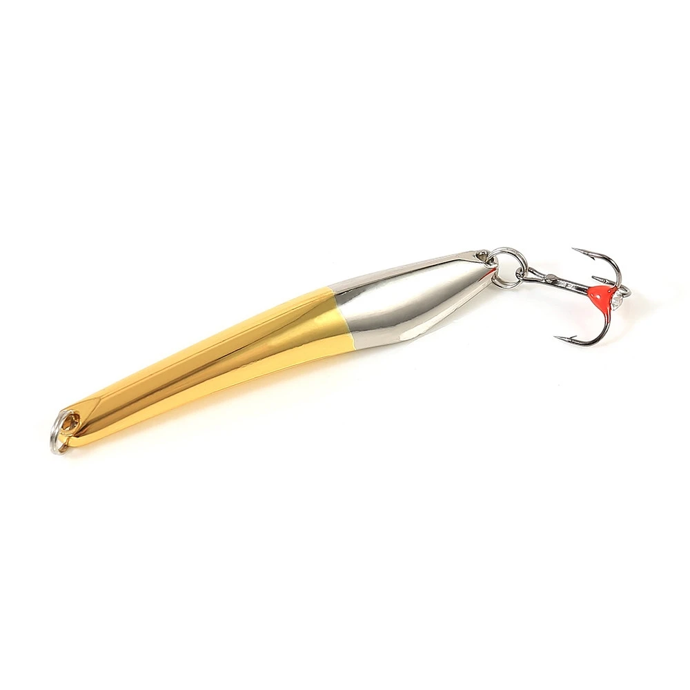 NGB Winter Ice Fishing Lure 10g 20g 25g Vertical Jigs Metal Spoonbait Hard Lure with Treble Hook for fishing of and pike
