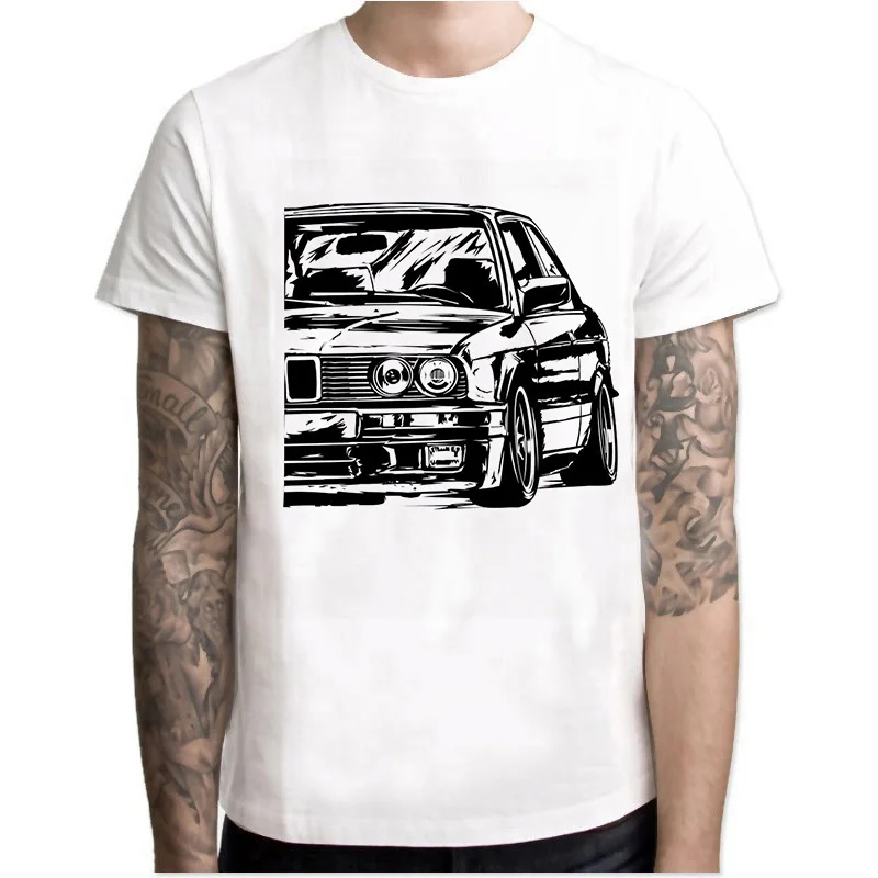 

2025 new model Harajuku Cool Automotive Car Turbo E30 E36 E46 t shirt men Anime T-shirts tee shirt homme TShirt Male Camisetas Q