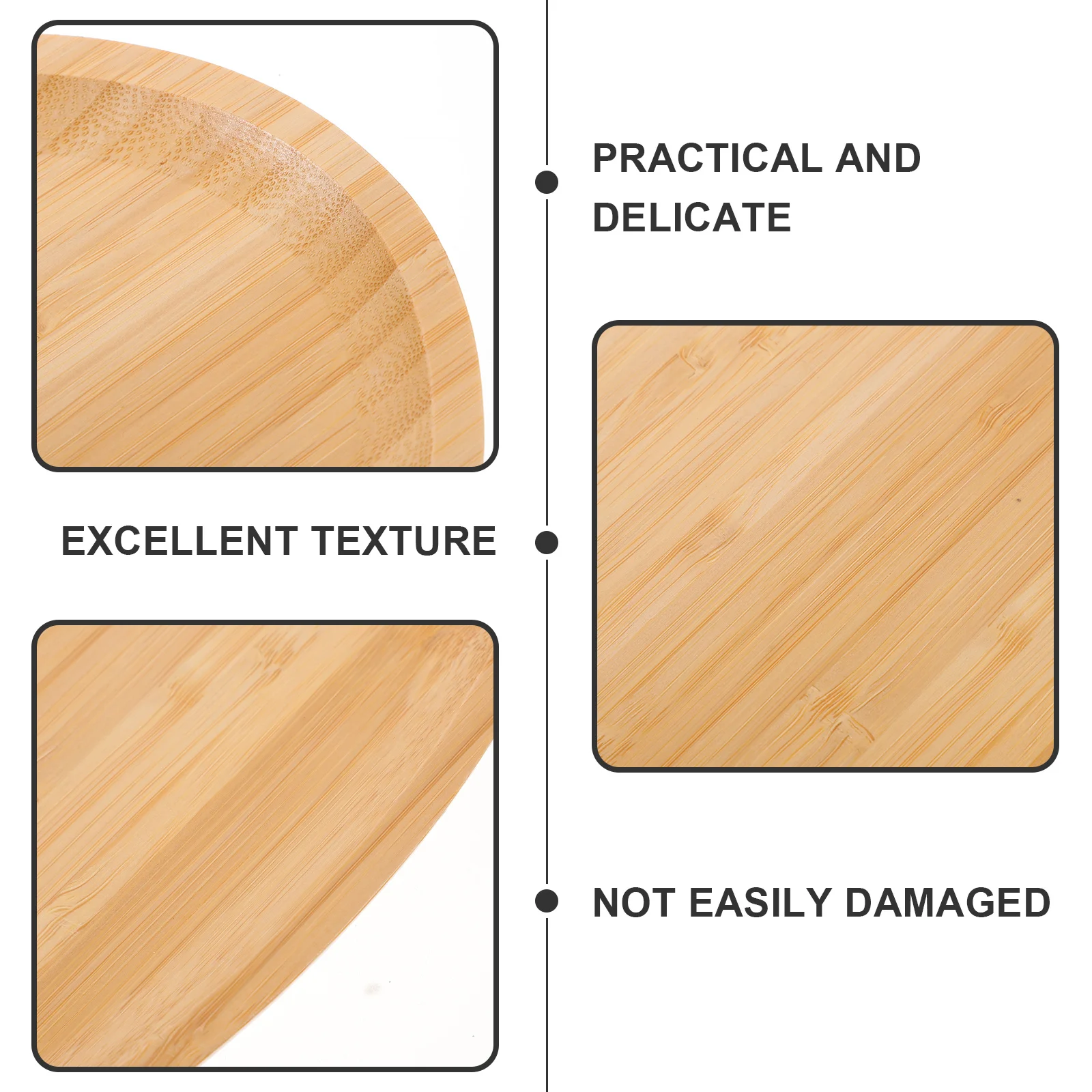 

Oval Bamboo Tray Smooth Cupcake Serving Plate Practical Kitchen Food Storage Display Dessert Pastry Cake Party Catering