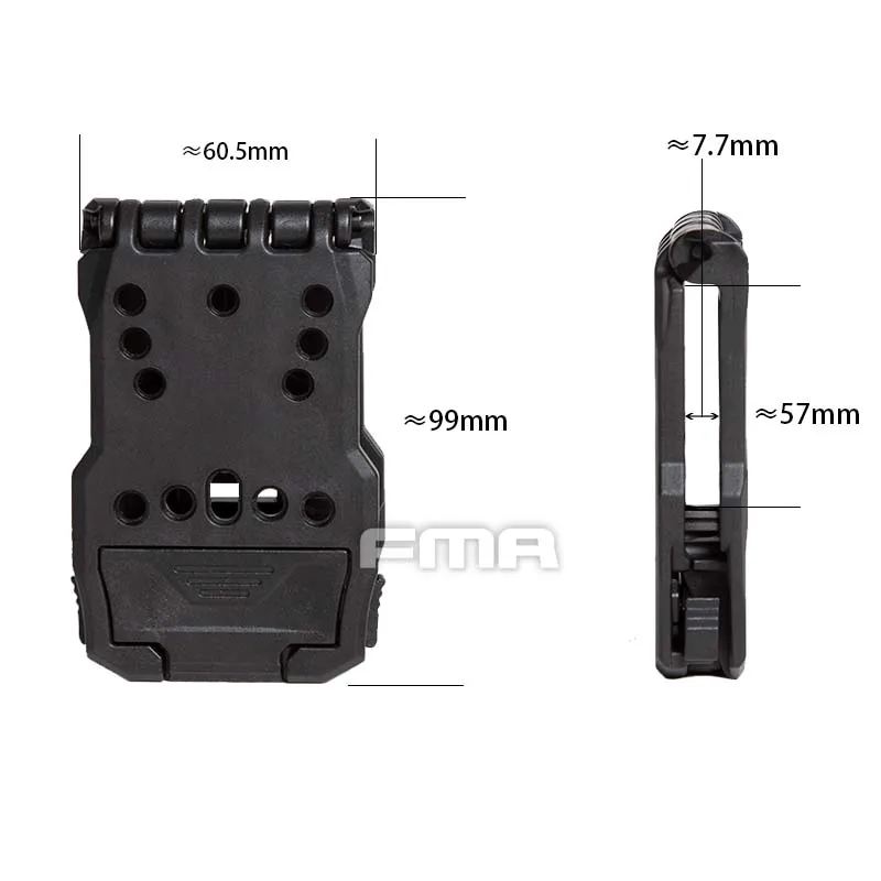 FMA drop leg adapter liberación rápida – Pernera táctica - imagen 2