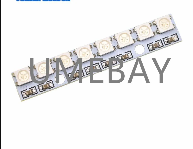 5pcs   8-bit WS2812 5050 RGB LED with built-in full color driver color light development board WS2812B 256 colors