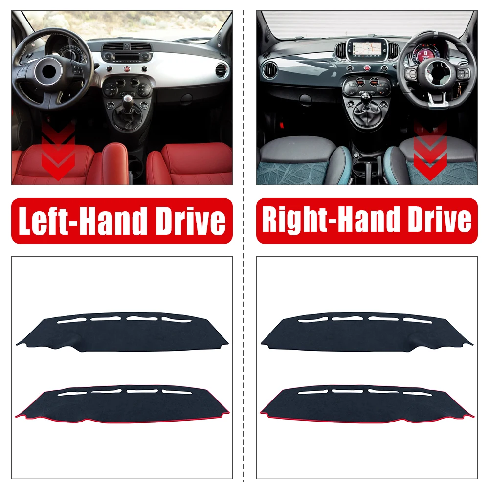 لشركة فيات 500 500c 500e 2007 - 2012 2013 2014 2015 2016 2017 2018 2019 2020 2021 2022 2023 2024 غطاء لوحة سيارة الملحقات #3