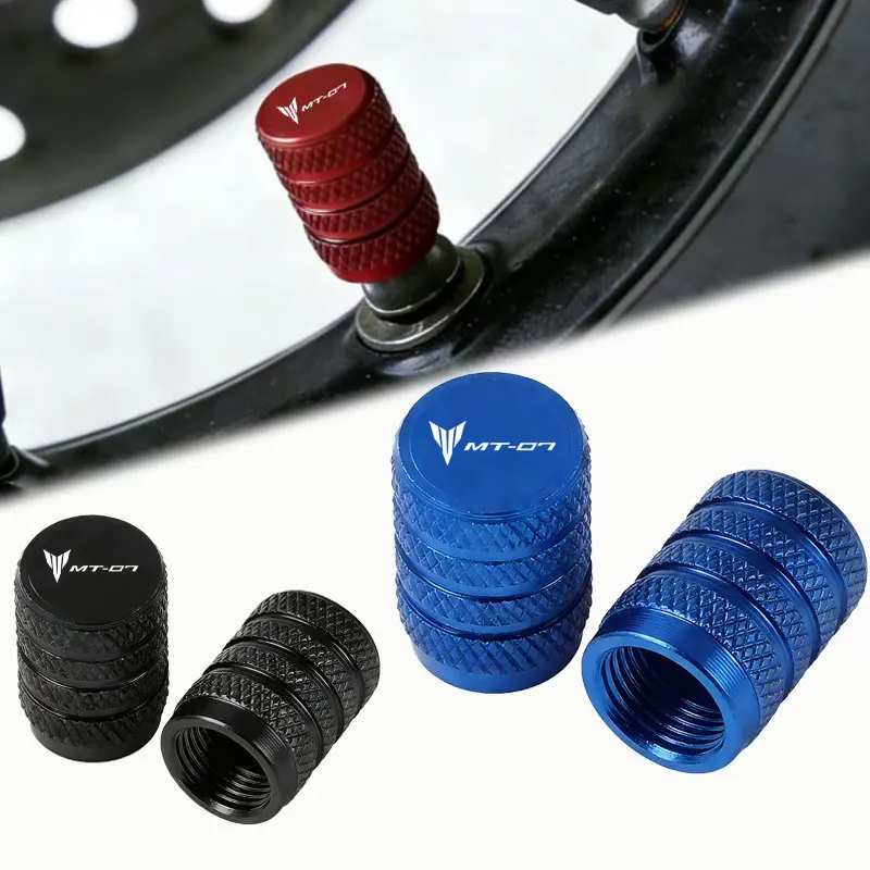 

2PCS Motorcycle Aluminum Alloy Tire Wheel Parts Valve Stem Caps Cover For yamaha MT 07 09 MT07 MT09 mt07