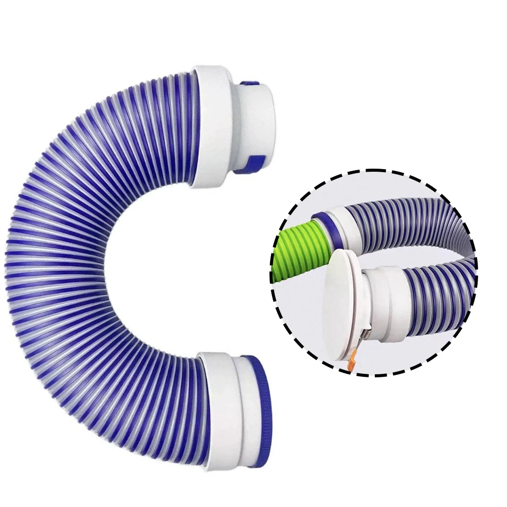 Flexible Duct Hose With Steel Wire & Clamps For  Venting And HVAC Systems Home Improvement Heating Cooling Parts