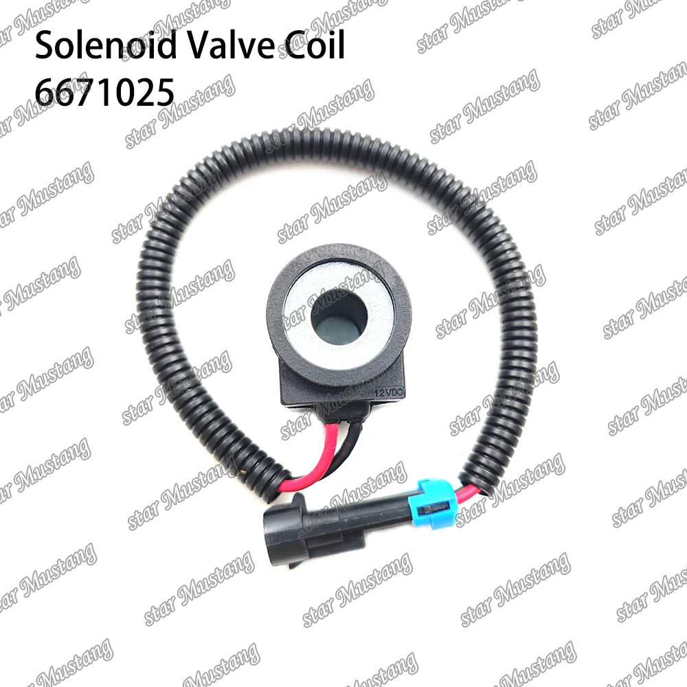 6671025 Solenoid Valve Coil 12V Suitable For Kubota Engine Parts