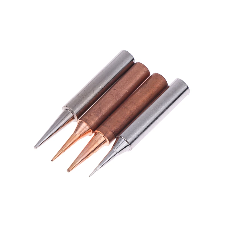 5pcs Solder Iron Tips Set Welding Equipment Accessories Lead-free Pure Copper 900M-T-B For Soldering Station