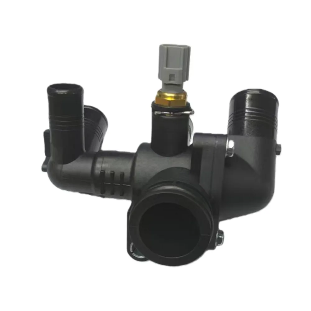 17317709678741380 Thermostat Outlet Chamber for Peugeot Boxer for Citroen Jumper Ford Transit