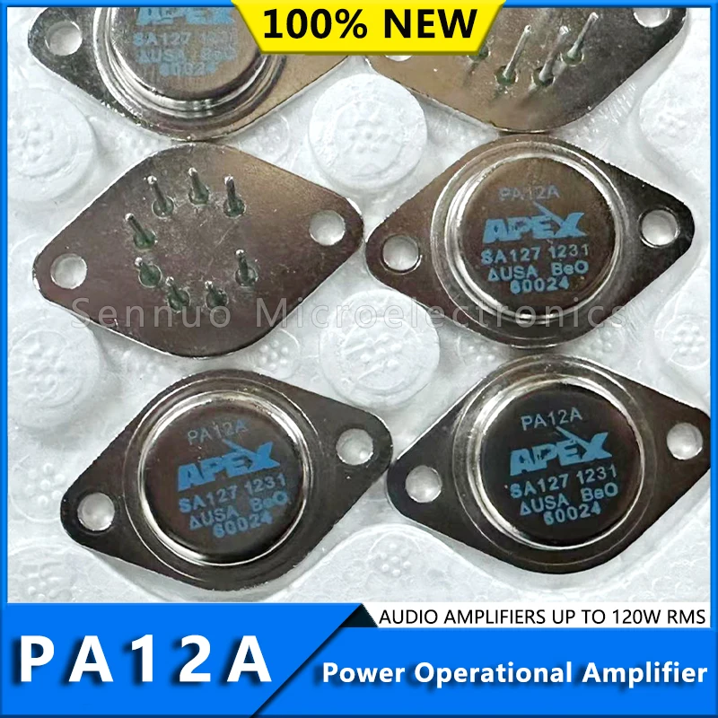 

1PCS New OriginaI PA12A APEX TO-3-8 Beo Power Operational Amplifier