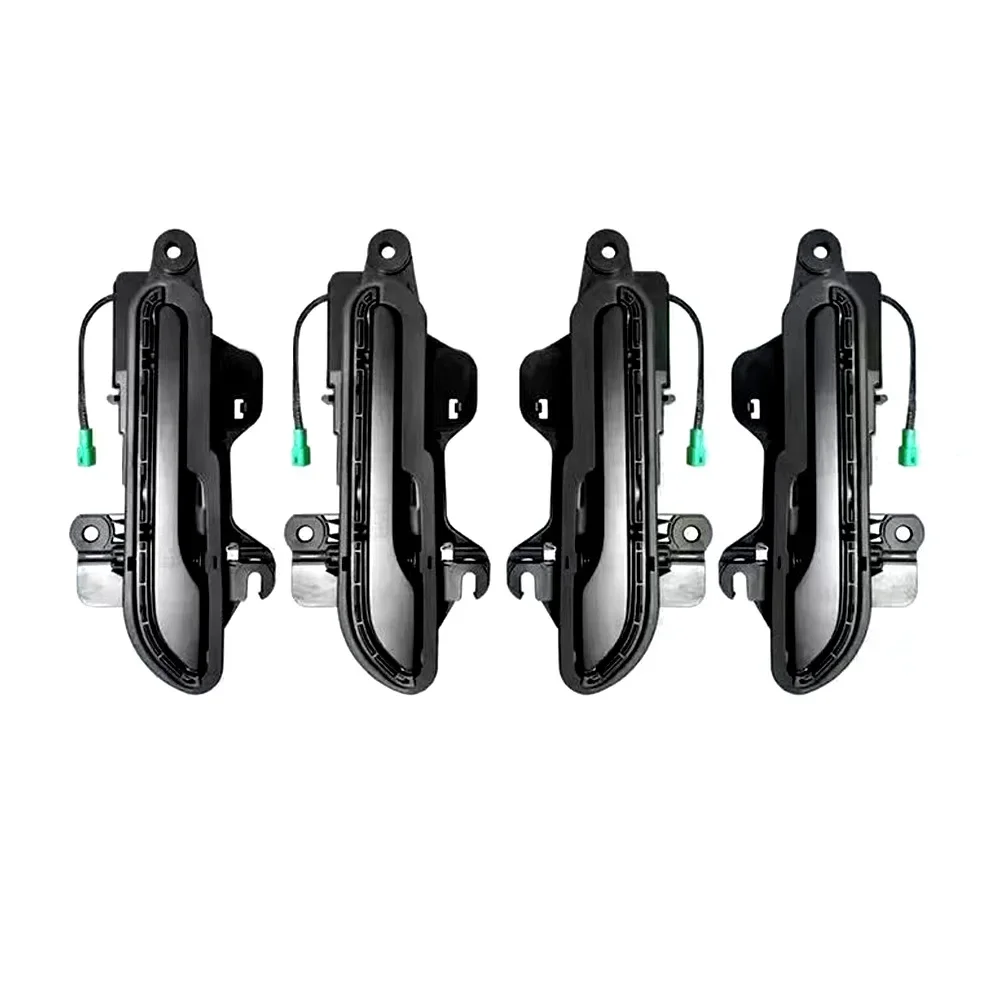 

Matte Black Ambient Auto Door Handle For Tsla Model /Y Electric Door Handles Set