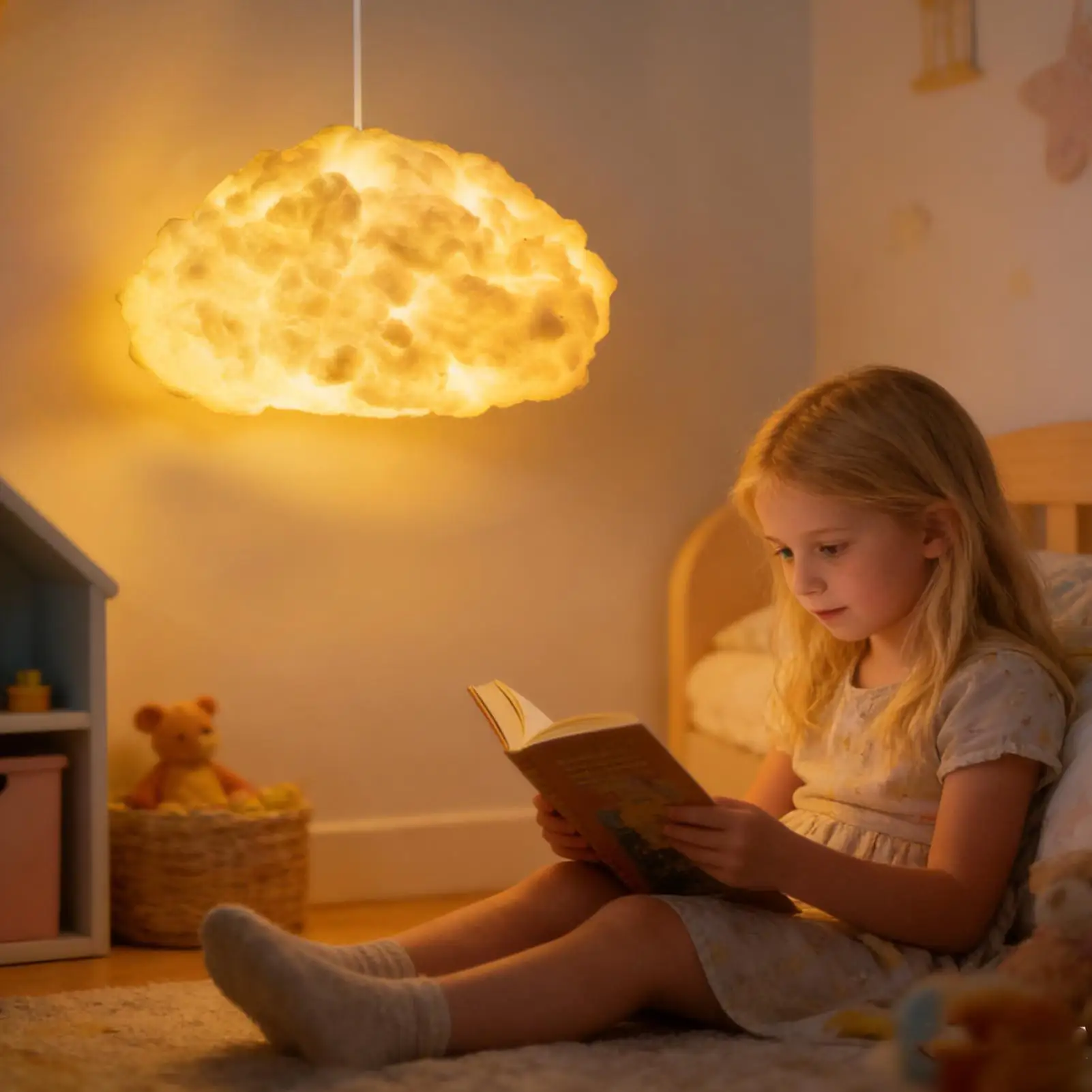 

Светодиодные облака для потолка, лампа «сделай сам», атмосферное украшение, изменение цвета, пульт дистанционного управления, светодиодные облачные огни для гостиной, детской комнаты