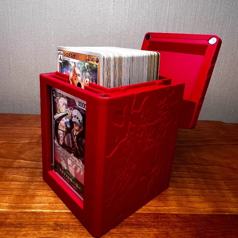 

3D Printed One Piece Card Storage Box Large Capacity DIY Organizer for TCG OPCC Anime Collection Kid Gift Environment protection