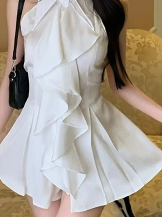 

Летний женский топ без рукавов в корейском стиле: приталенный крой, открытые плечи, стильный дизайн, для повседневной носки