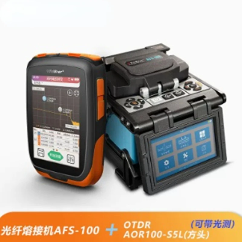 

AFS-100 Fiber Fusion Splicer Bundle with OTDR Fiber Optic Testing Equipment - Automatic and Intelligent