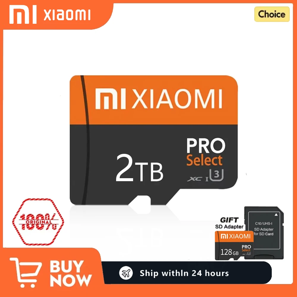 High Speed Xiaomi SD 1TB Mini Micro TF SD Card 256GB 512GB 128GB SD Memory Flash Card 2TB For Phone Computer Camera Dropshipping