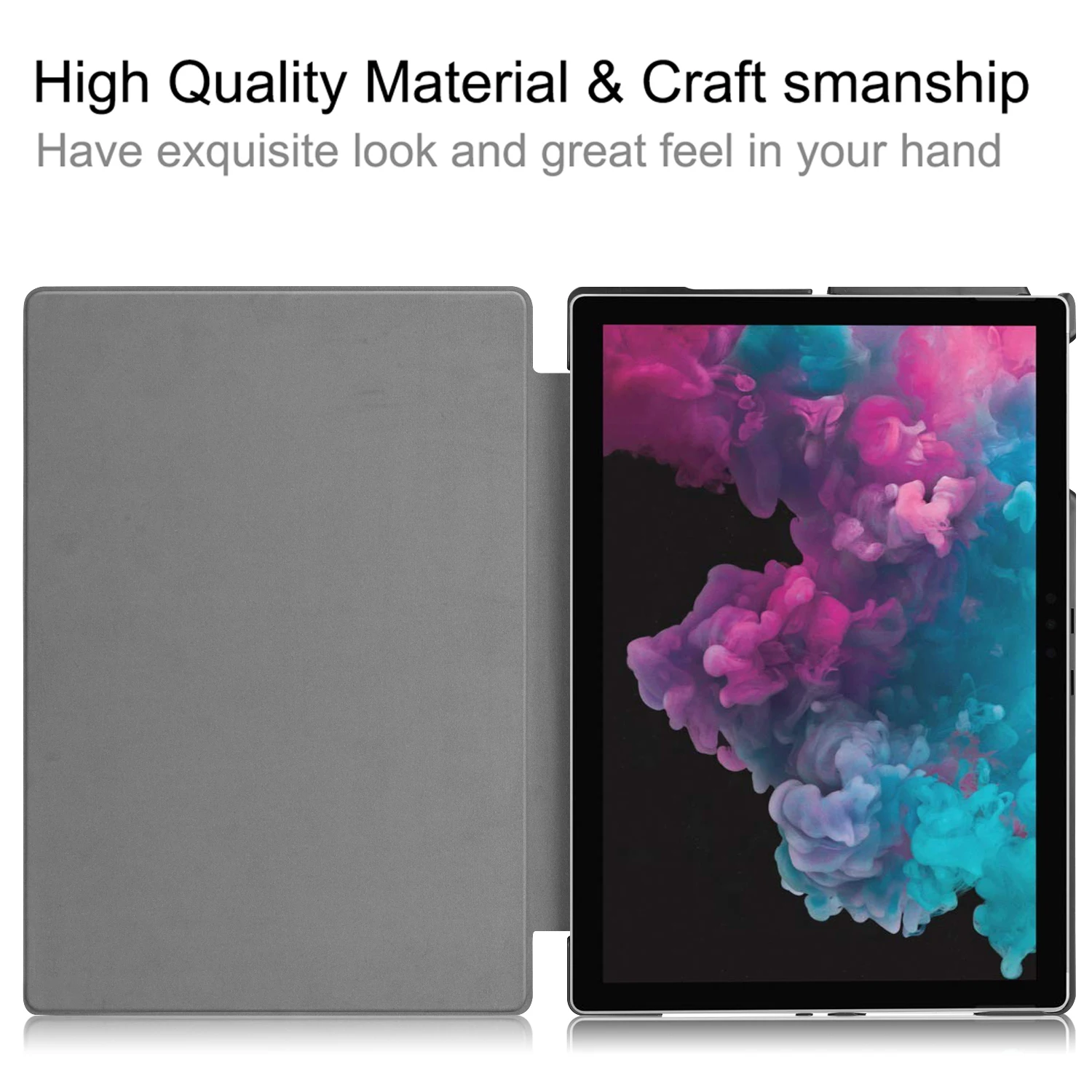 Tablet Case Universal for Microsoft Surface Pro 4 5 6 7 7+ 12.3 inch Smart Filp Stand Cover Luxury PU Leather Auto Sleep Funda