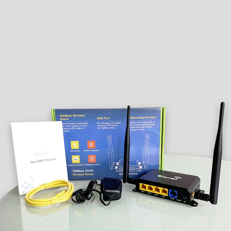 Cioswi WE826-Q 3G 4G Lte Router Wifi Router Support 3g 4g Modem Mobile with Sim Card Slot and Watchdog Function Repeater