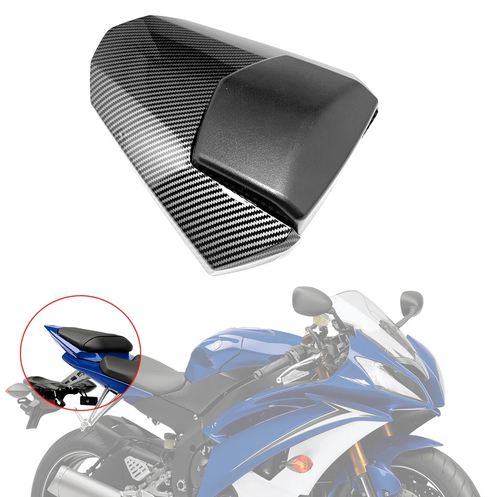 

For Yamaha YZF R6 YZFR6 YZF-R6 2008-2016 Motorcycle Carbon Fiber Pillion Rear Seat Cover Cowl Solo Cowling Tail Fairing Cowl