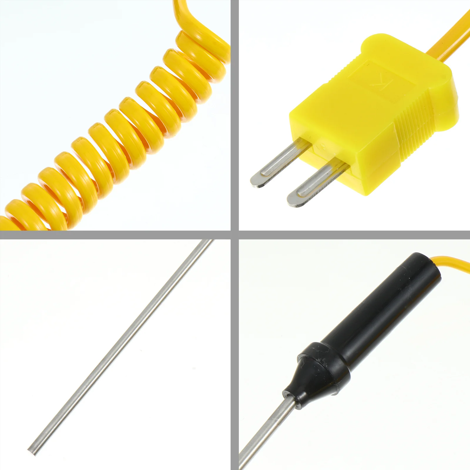 

K-Type Thermocouple Probe Temperature Sensor High Temperature Resistant Stainless Steel For Digital Thermometer Metal