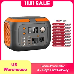 300W Portable Power Station 260Wh/70000mAh Outdoor Solar Generator 110V Outlet Solar Power Banks Camping Power Supply for Laptop