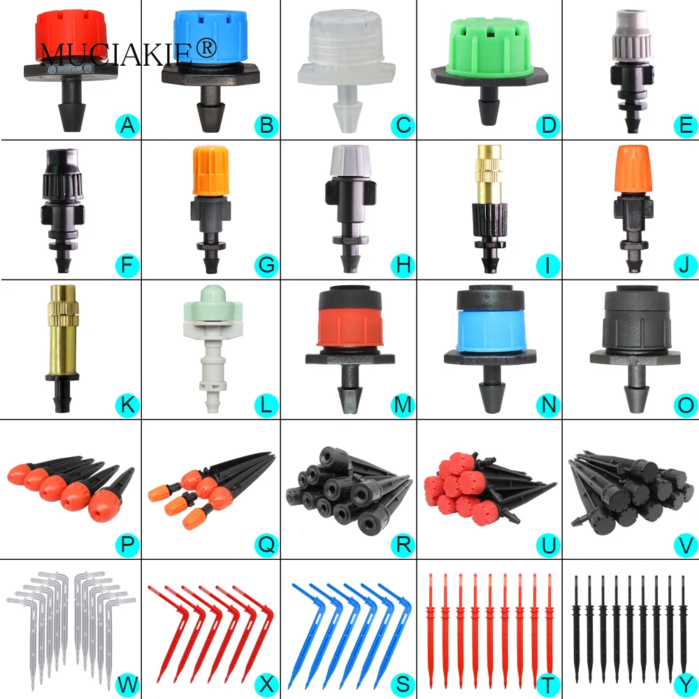 Adjustable garden sprinkler with rotating nozzle