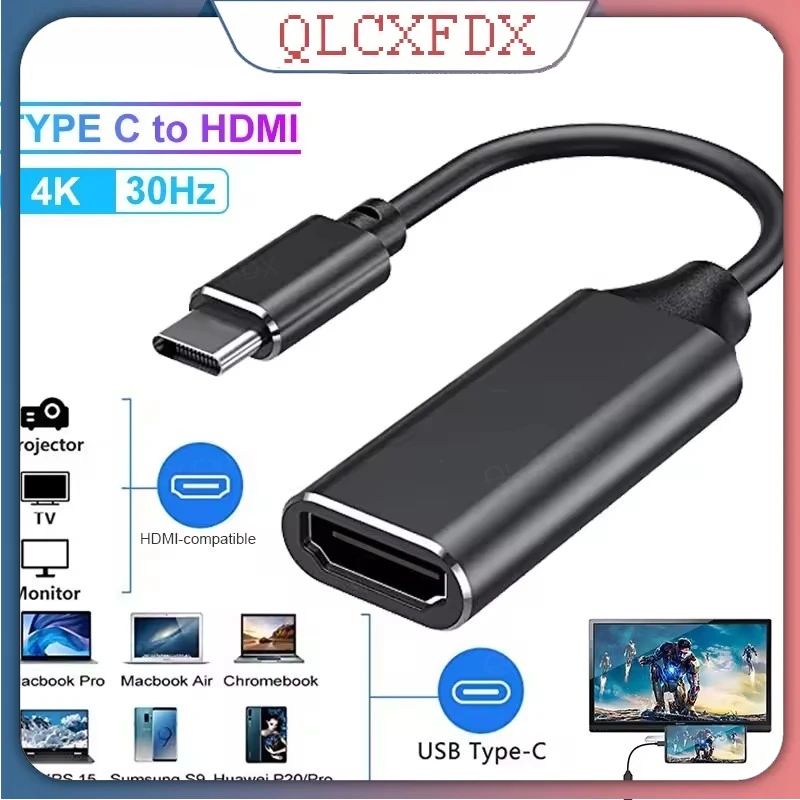Type C - HDMI対応ケーブル Ultra TV Stick HD 4k USB 3.1 HDTVケーブルアダプターコンバーター MacBook、Chromebook、Samsung S21、S20用