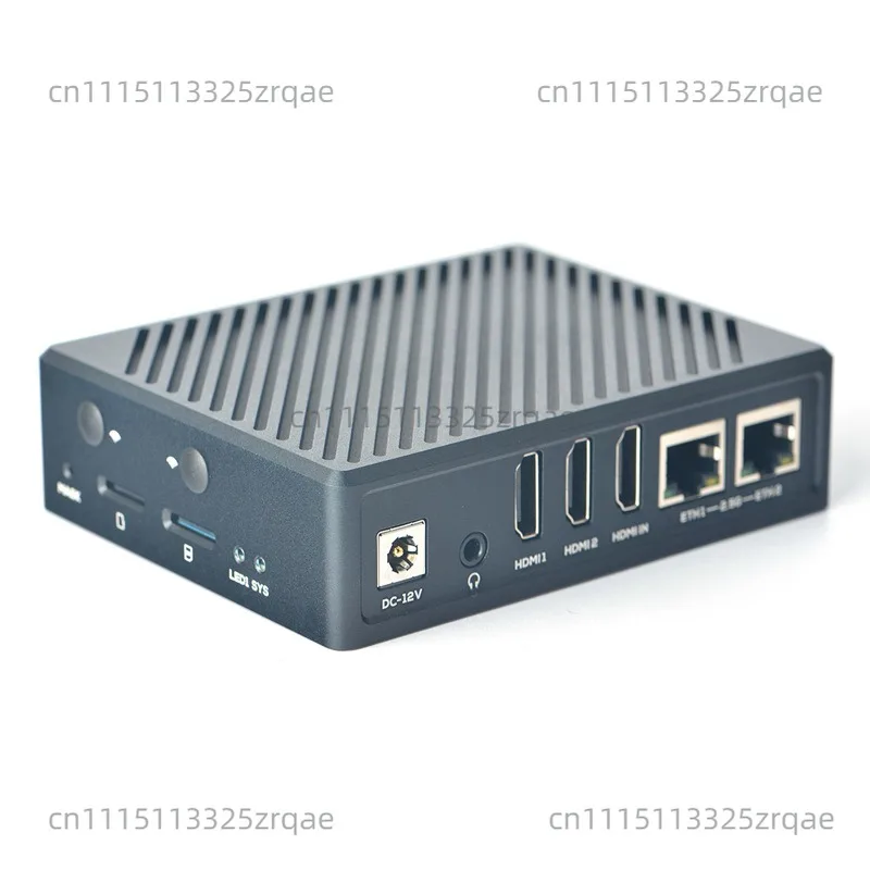 NanoPC T6 Development Board RK3588 16GB RAM 64GB eMMC Metal Case 4K Input 8K Output HDMI Edge Computing AI Board