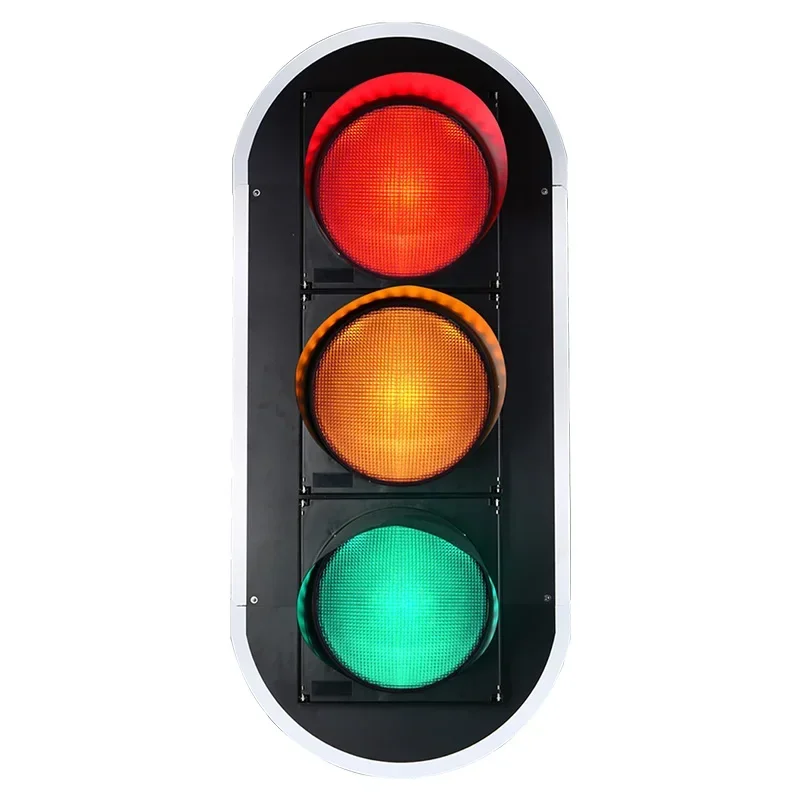 

High Power LED Traffic Signal Light with Red Yellow Green Lens 300mm IP 65 3 Years Warranty Made of Plastic PC Material