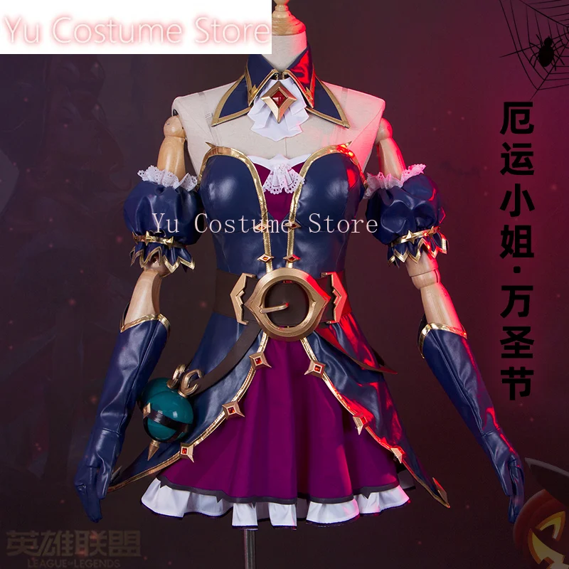 Yu Costume Lol Halloween Miss Fortune Dress Cosplay Costume Cos Game Anime Party Uniform Hallowen Play Role Clothes Clothing