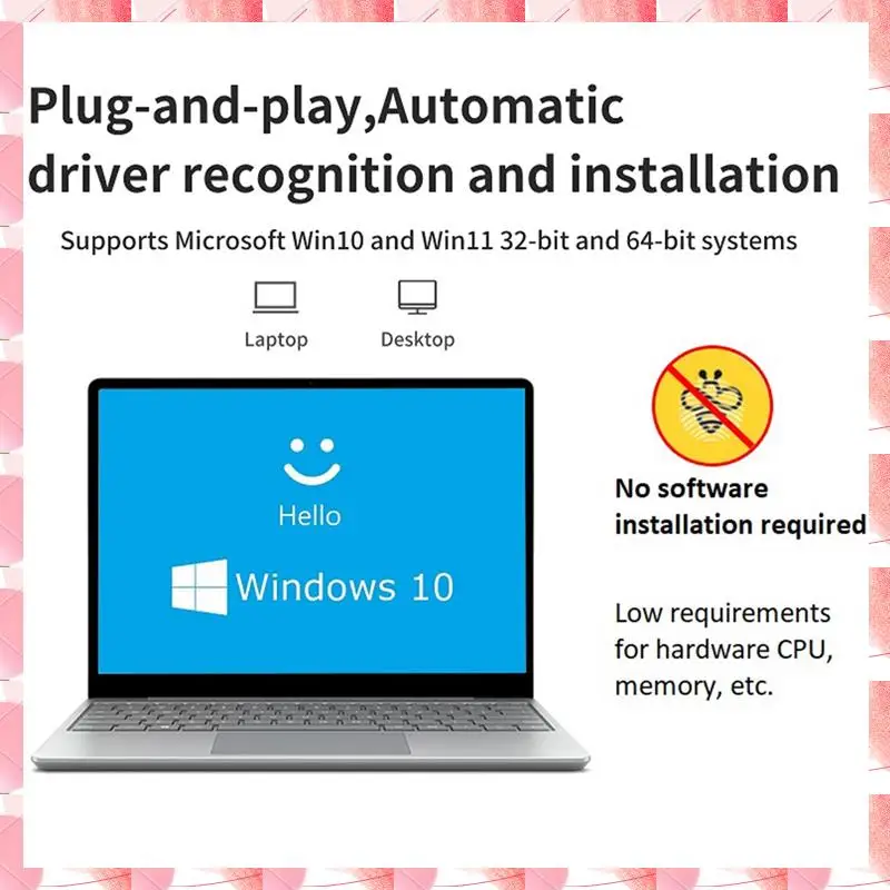 JAJA جهاز التعرف على بصمات الأصابع USB صغير للكمبيوتر المحمول ويندوز 10 11 مرحبا الماسح الضوئي البيومترية وحدة قارئ بصمات الأصابع Durab #6