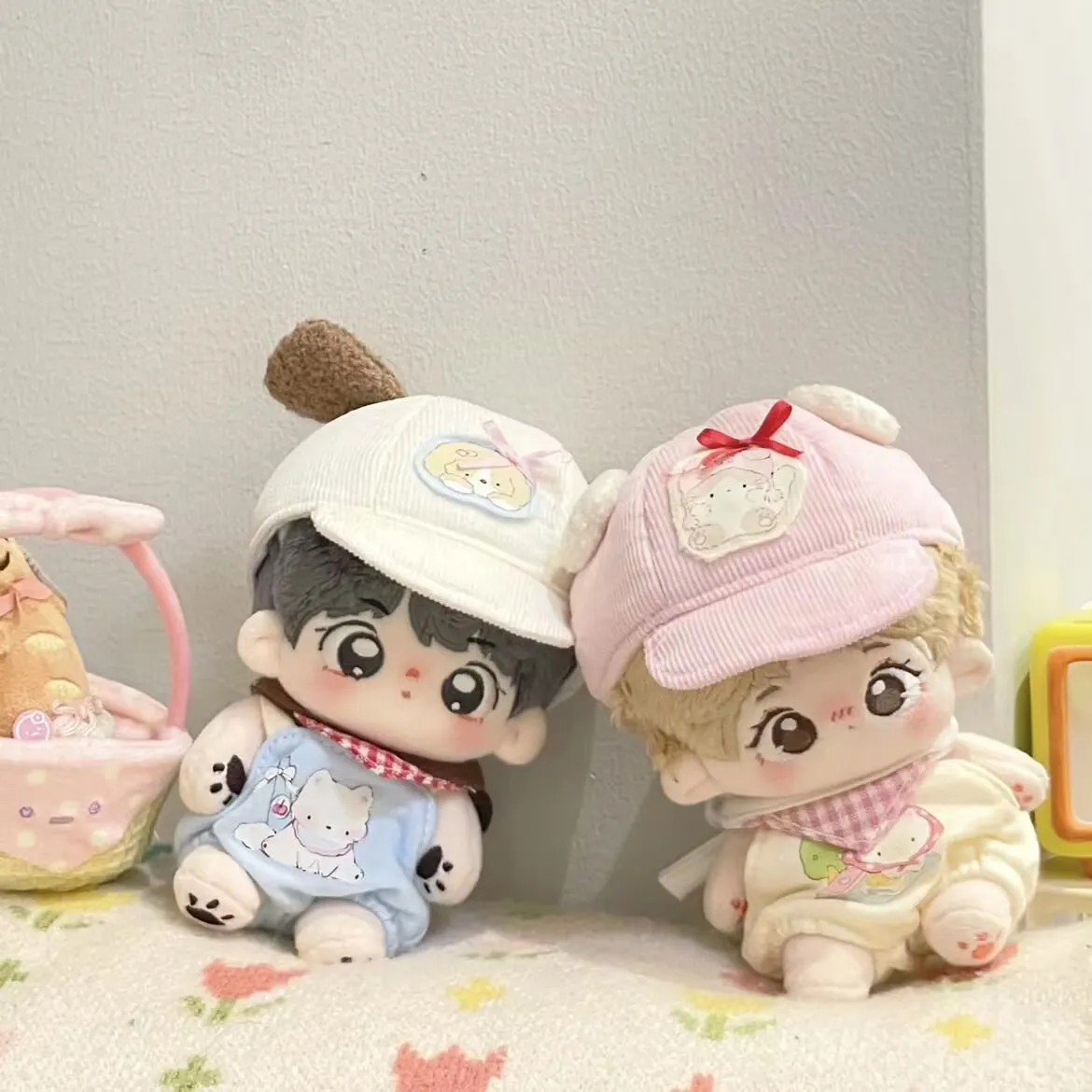 10cm 여름 분위기, 바다 소금, 강아지, 작은 돼지, 면 인형, 10cm 아기 옷, 봉제 옷, 귀여운 옷을 입은 아기 옷