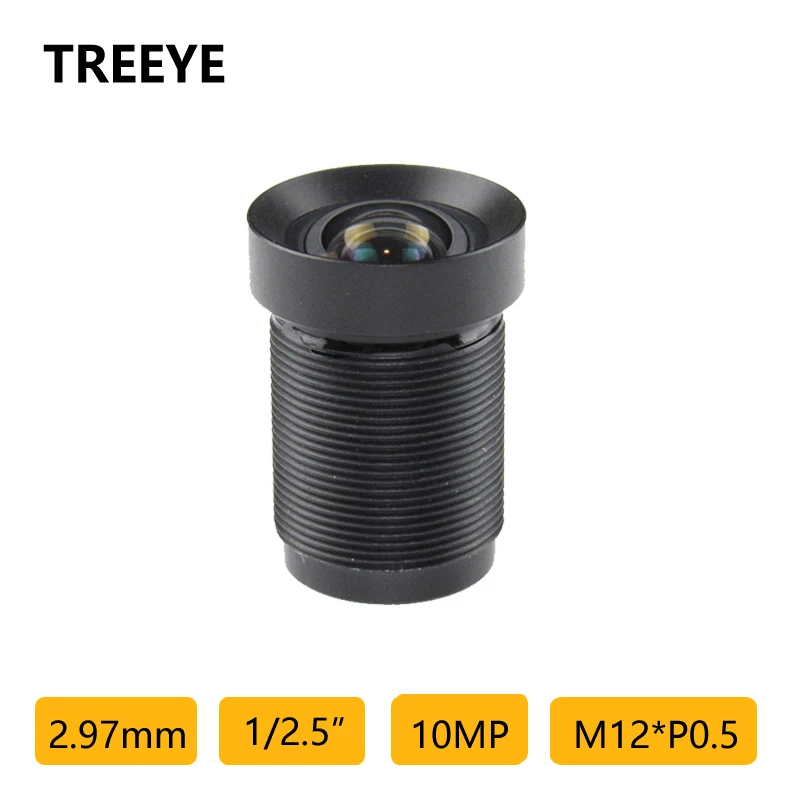 Obiektyw 4K 2,97 mm Obiektyw kamery akcji 10 MP Mocowanie M12 650nm Filtr podczerwieni do Gopro Hero Xiaomi Yi SJCAM DJI Phantom Drones Obiektyw