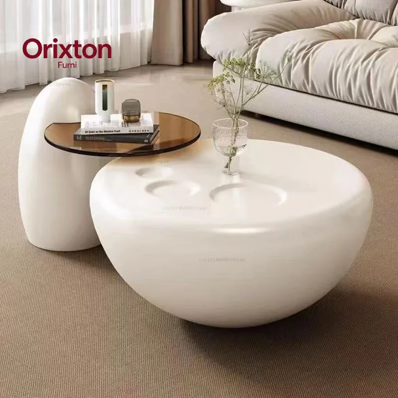 Custom High End Round Coffee Table Double Modern Luxury Stainless Steel Brass Rotating Black And Gold Coffee Table