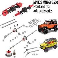 Metal  Front and Rear Axle Accessories Full Vehicle Bearings For MN Model 1/12 MN128 MN86 G500 RC Car  Upgrade accessories