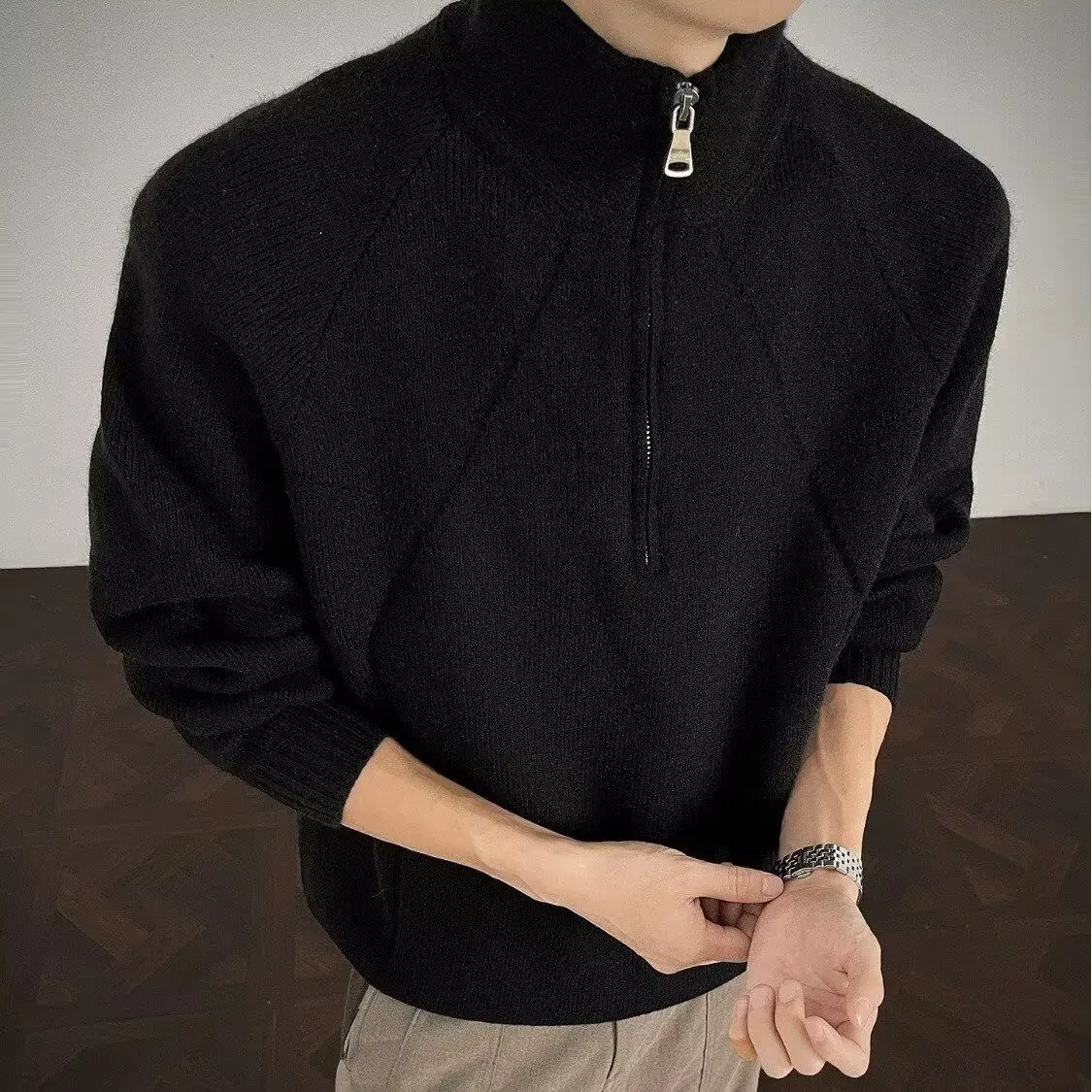 

Faionable Fce Lined Zipper Long Sve Base irt Spring Autumn Versatile Comfortable Polyester Fiber M Fem Universal