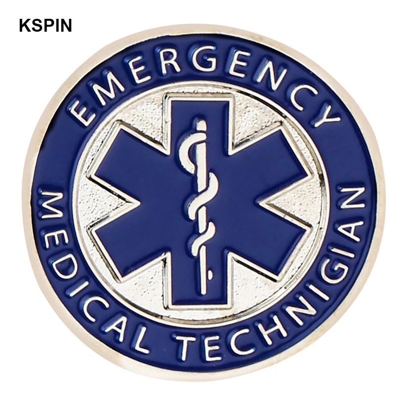 

Emergency Medical Technician Badge Brooch Lapel Pin International Travel Pins